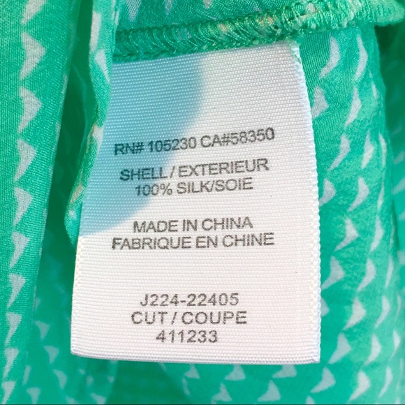 Joie minty green silk popover blouse M - Picture 4 of 7